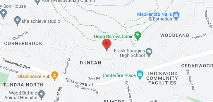 map of 169 Duncan Drive